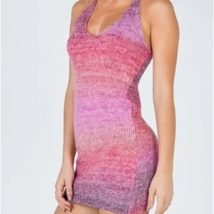 Tye dye halter princess polly dress